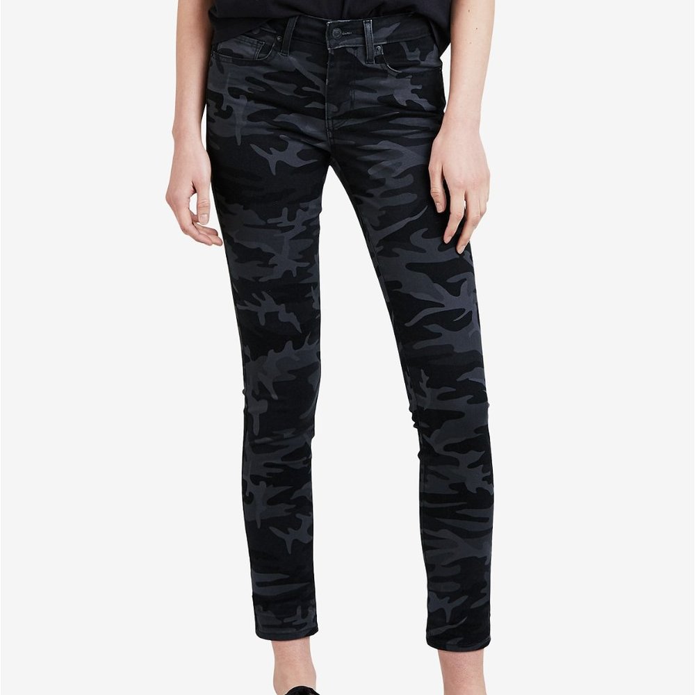 NWT Levi’s 711 Skinny Ankle Jeans 10 / 30 Camo - Picture 2 of 13